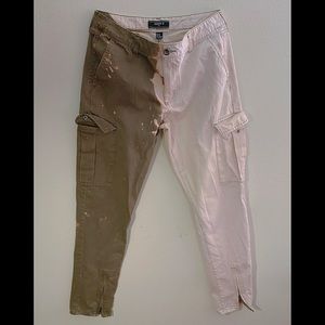 Bleached Olive cargo Men’s pants